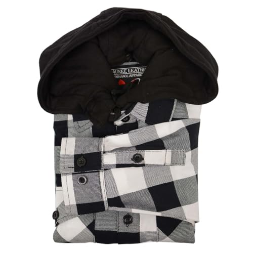 NexGen Mens Mng11629 Men's Blk/White Long Sleeve FlannelMNG11629 Men's BLK/White Long Sleeve Flannel4