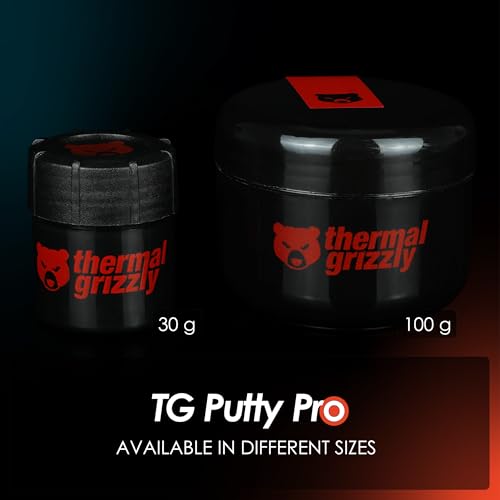 Thermal Grizzly TG Putty Pro - 30 gramów - wysokowydajna elektryczna nieprzewodząca masa termiczna do zastosowań GPU i PCB