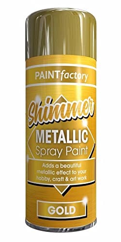Paint Factory 7136 Paint Spray Gold 200 ml (Pack of 1)