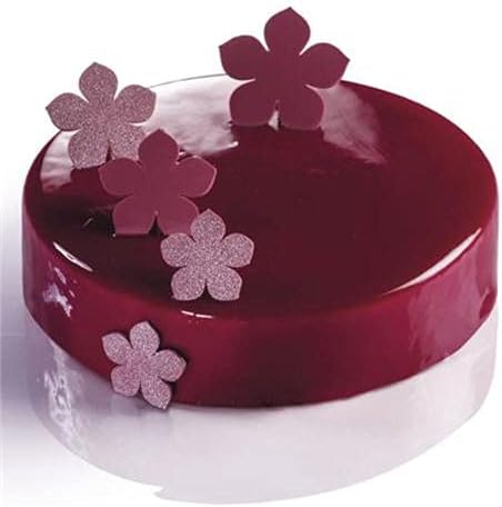 Martellato CHASIL34 Silicone Chablon with Five-Petal Flower in 3 Different Sizes (1 Sheet)