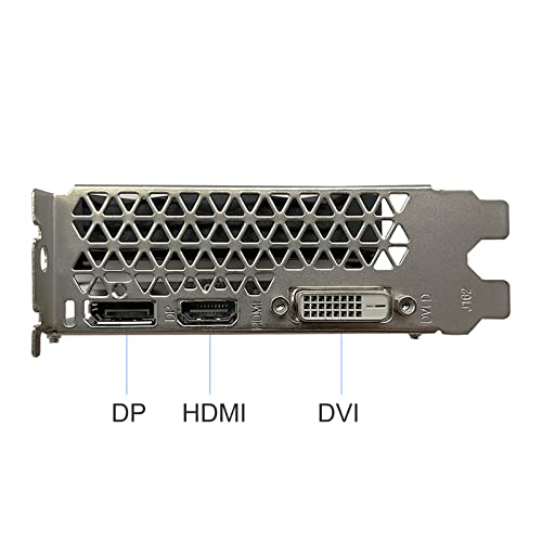 Image of 51RISC GeForce GTX 1660 Ti Graphics Card, 6GB GDDR6 192bit Video Card for Gaming GPU pci e x16 3.0 x16 DP HDMI DVI 1080P 2K Game PC Card 1660ti 4K 8K Display (GTX 1660 Ti - Red)