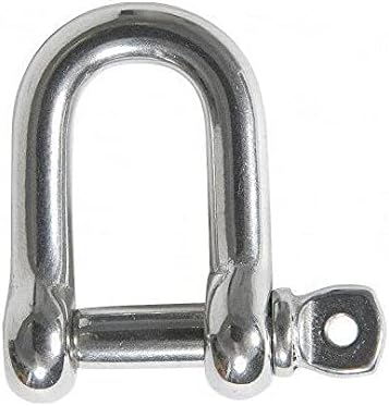 AOR Universal 16mm D Shackle Stainless Steel