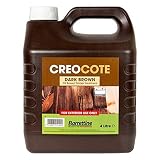 Barrettine 4L Creocote Brown Wood Treatment Timber Stain Preserver Creosote Subs...