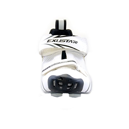 Exustar E-St951 Triathlon Shoe, White, 40 Euro/7 Us #TOP1