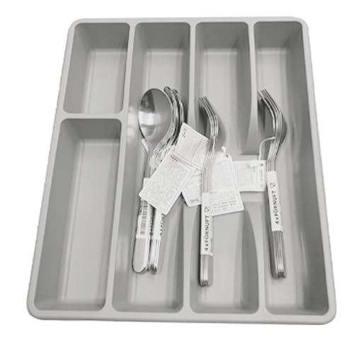 Contenitore per stoviglie – Contenitore per stoviglie da cucina, portaposate con chiusura lampo | igienici e sicuri per articoli da ufficio, bagno