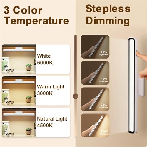 Lampe de table rechargeable USB rose SAGESWA à LED avec gradation progressive - 5