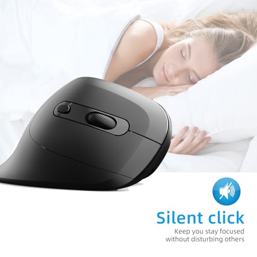 Souris verticale sans fil idéale pour le télétravail et l'espace de bureau - 2