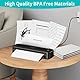 (100 Blatt) Thermopapier A4, kompatibel mit den meisten A4 Thermodruckern, schnelltrocknendes a4 Thermopapier, BPA-frei, Thermodrucker Papier für Dokumenten, Webseiten und Fotos.