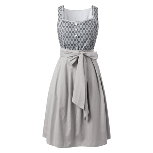 Robe de cocktail coupe midi pour femme style dirndl traditionnel de carnaval - 6