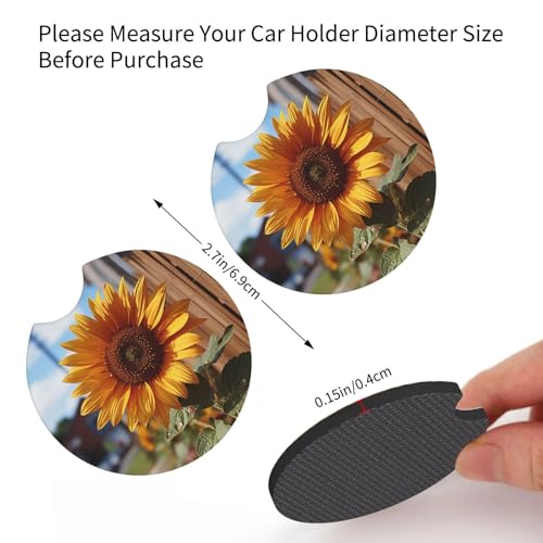 Posavasos para Auto 2 Pzs Impermeables Antideslizantes miniatura 2