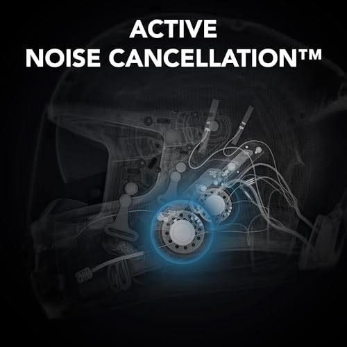 Sena Phantom ANC Full Face Smart Motorcycle Helmet with Integrated Communications Featuring Active Noise Control (Matte Black, XXL) by Sena - Image 2