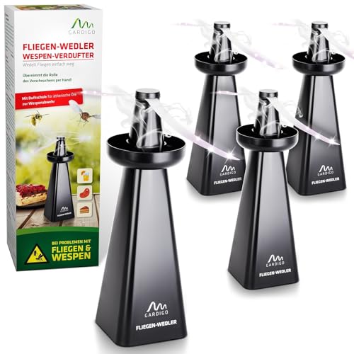 GARDIGO Wespenwedler 4er Set Insektenschutz | Fliegenwedler