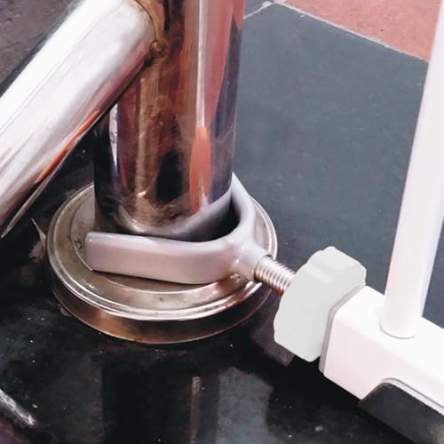4 Stück Y Spindel Zur Befestigung Von Tür Treppenschutzgitter An Runde Geländer, 7,5 cm Gewindelänge, 10 mm Durchmesser