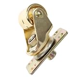 Yardwe Klavierzubehör Klavierrolle Aus Messing Kleines Metall Rad Für Piano Goldfarbene Klavierrollen Zum Einfachen Klavierumzug Robust Und Platzsparend Schnell Montierbar