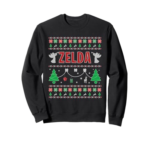 Ya en mundofriki.es: Regalo personalizado con temática de Navidad fea para ZELDA Sudadera