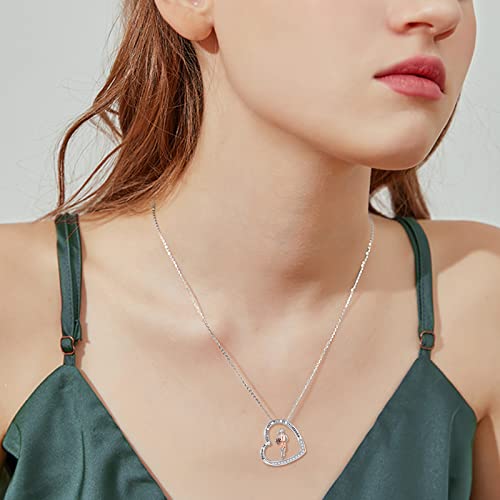Yfn Basketball Jewelry Gifts Sterling Silver Heart Basketball Pendant Necklace For Women Girls Sports Lovers #TOP5