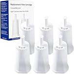 Replacement Water Filter for Breville* Sage Oracle Touch,Barista,Claro Swiss,BES008,Bes920,BES878,BES880,BES980,BES990 Espresso Coffee Machine,Part #BES008WHT0NUC1-6 Pack