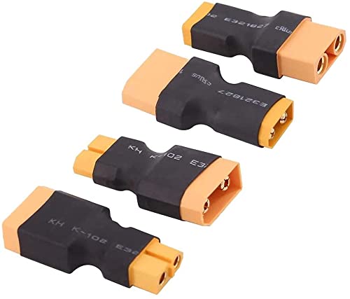 3 Paar Adapter XT60 Auf XT90 – Ohne Kabel, Für RC Modellbau, Drohnen, Ladegeräte