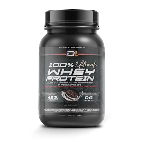 Whey Protein | Proteína en Polvo con Colágeno, Magnesio y Aminoácidos | Aumenta la masa muscular | Apoya el desarrollo y la recuperación muscular | Proteína fácil de digerir | 1kg Galleta