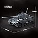 Zorwlodc WW2 Tank Building Set, Military Royal Tiger Tank Model, 1500+ PCS, Military Building Block Compatible with Lego