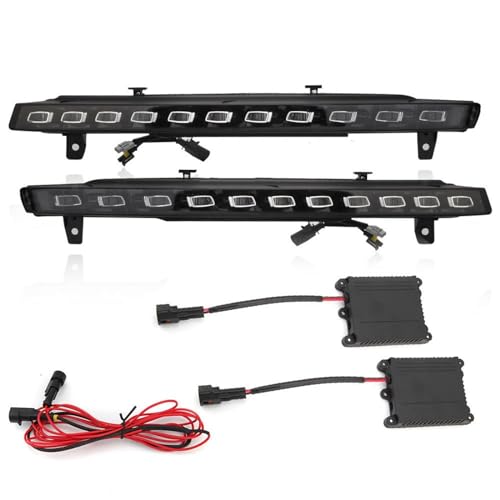 Intermitentes automóviles Q7 con luz dinámica amarilla y bombilla antiniebla 12V