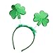 UncleS Irish Leprechaun Fashionable Head Hoop Green Feathered Hair Ornament Hair Styling Tool For Children Adults Photo Props Green Party Headwear