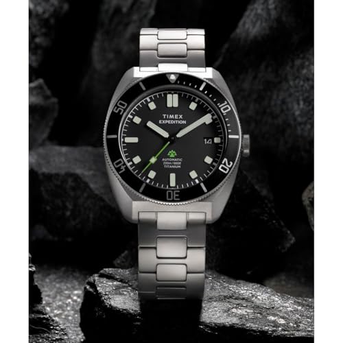 Image of TIMEX Expedition Tonneau 41mm Black Dial Mechanical Automatic Men Watch - TW2Y63800UJ
