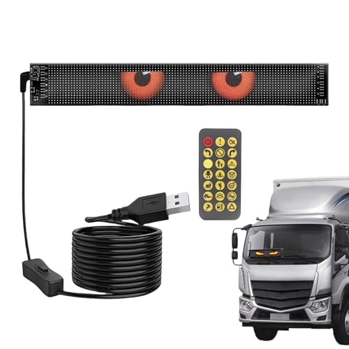 Ojos LED para parabrisas de camión y accesorios flexibles exteriores de iluminación para SUV