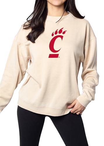 Sudadera Campus Crew Chicka-D mujer para solucionar el frío casual en color avena talla L