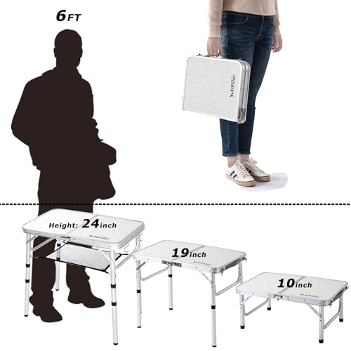 Small-Folding-Camping-Table-with-Mesh-Layer-3-Heights-2-Foot-Aluminum-Lightweight-Portable-Folding-Table-with-Adjustable-Legs-Great-for-RV-car-Camping-and-Outdoor-Cooking-Picnic