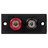 Parts Express Binding Post Banana Jack 5-Way Speaker Wire Terminal