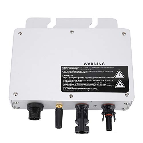 Preisvergleich Produktbild Solarenergie, IP65 wasserdichter 300W Micro Solar Inverter Converter mit breiter Spannung 80-160VAC / 180-280VAC Effizienter MPPT-Wechselrichter mit Netzanschluss