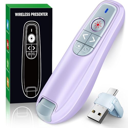 50% Off Wireless Presentation Clicker with Laser Pointer & USB-C