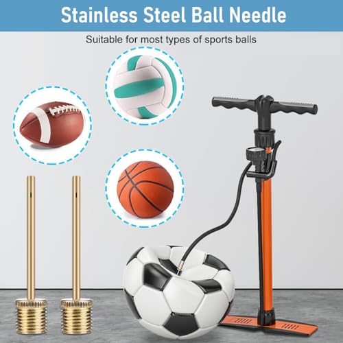 Image of STHIRA 21 Pcs Bicycle Valve Adapter Kit with Storage Box Universal Tyre Valve Adaptors for All Types of Bikes, e-Bikes, and e-Scooters, Car, Sports Ball Needle & Air Pump Accessories for Bikes