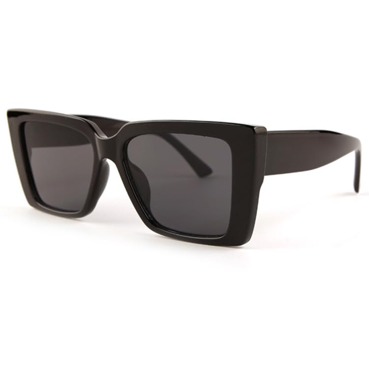 bullabulling Fashion Oversized Square Sunglasses For Women Vintage Gradient Outdoor Shades Floral Design Sunnies UV4002