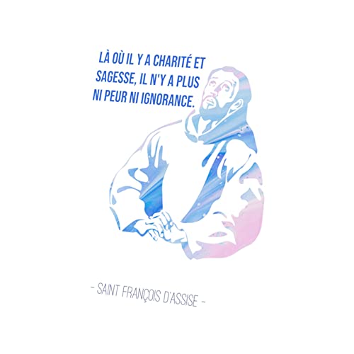 Affiche Saint François d'Assise pour créer un coin prière et méditation