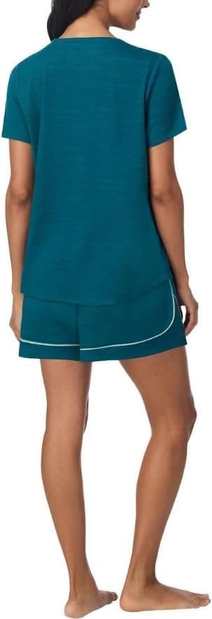 Carole Hochman Midnight Women’s 3-piece Elastic Waistband PJ Set with Pockets