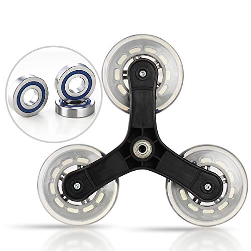 Faltbare Einkaufstrolley Tasche, faltbarer Trolley Cart, 3 Räder, Treppen-Kletterwagen, faltbar, großes Fassungsvermögen… – Bild 8