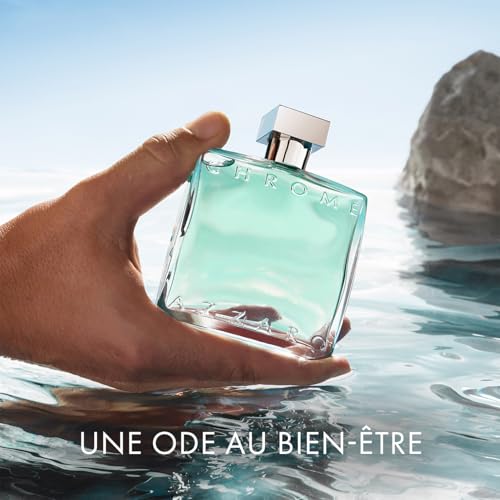 Azzaro Chrome Azure Eau De Toilette – Aquatic & Fresh Mens Cologne For Summer – Woody & Earthy Fragrance – Lasting Wear – Scent Notes Of Bergamot, Lavender, Marine Notes - Perfumes For Men thumb #3