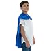 Blue Polyester Satin Superhero Cape - Kids