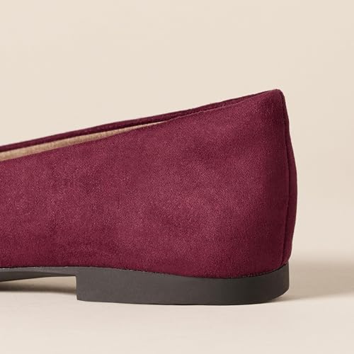 Amazon Essentials womens Comfortable Square-Toe Slip On Ballet Flat - Image 3