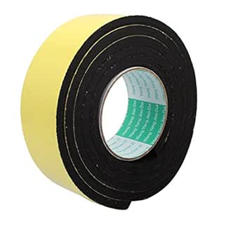 6193 Enkelzijdig PVC schuimtape 1,5mm x 6mm x 50 meter Grijs