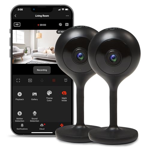 Image of Geeni Look Indoor Security Camera, 1080p HD, Motion Detection, Night Vision, Two-Way Audio, Cloud & MicroSD Storage, Alexa & Google Assistant Compatible, Wi-Fi Surveillance