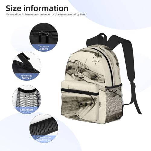 Mochila Ultraligera Plegable 20L para Viaje y Senderismo miniatura 4