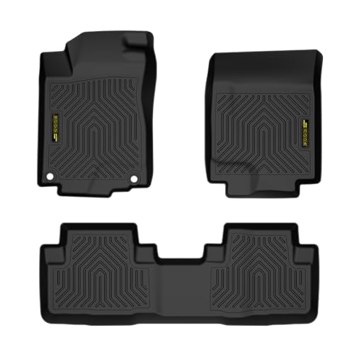 PIT66 TPE Floor Mats Fit Honda CR-V LX EX SE 2012-2016 (Not for Touring & EX-L) 1st & 2nd Row Truck Accessories Cargo Liners All Weather Protection Alfombrillas Y Revestimiento para Maletero