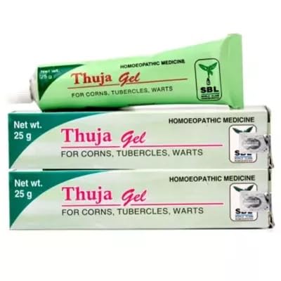 Thuja Gel (25g, Pack of 2) || SBL Homeopathy (B0D29DTWPV) Amazon Price History, Amazon Price Tracker
