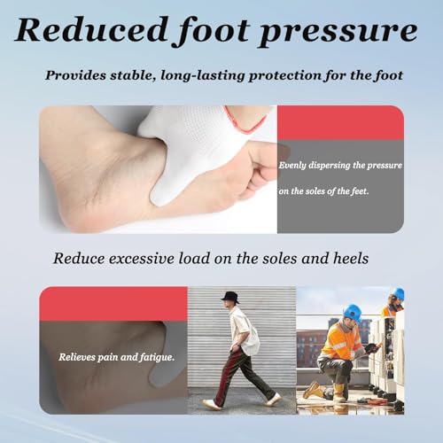 Image of Shoe Insoles, Comfort Thin Lightweight Shock Absorption and Cushion Shoe Insole, Best Insoles for Men and Women for Everyday Use