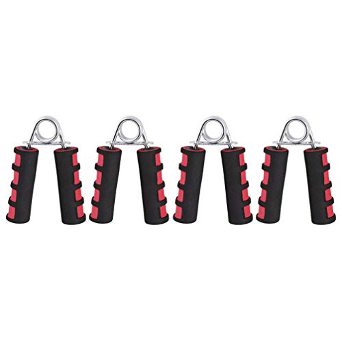 4 peças de aperto de mão BESPORTBLE, fortalecedor de aperto de dedo de mola expansor de aperto manua