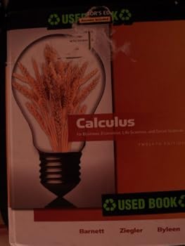 Hardcover INSTRUCTOR EDITION of Calculus for Business,Life Sciences and Social Sciences (12th edition) Book
