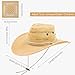 KisSealed 12Pcs Cowboy Hats and Bandanas,Western Cowboy Hats with Buckle Band,Wide Brim Cowgirl Hats Costume Party for Men (Multicolor)
